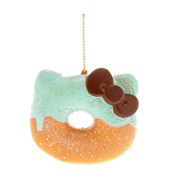 *NWT* Hello Kitty Squish Keychain Half Donut Mint - Picture 4 of 4